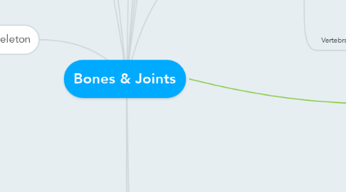 Mind Map: Bones & Joints