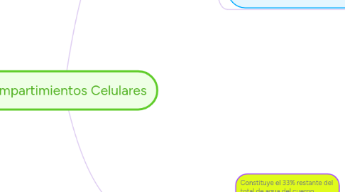 Mind Map: Compartimientos Celulares