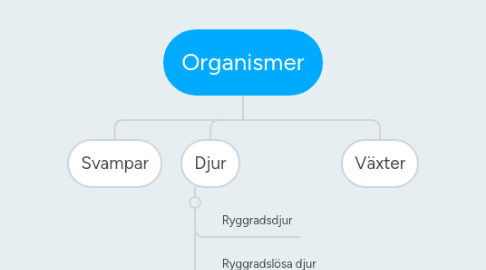 Mind Map: Organismer