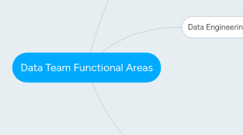 Mind Map: Data Team Functional Areas