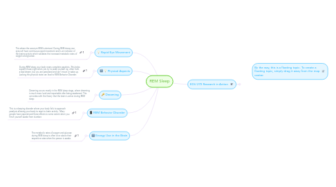 Mind Map: REM Sleep