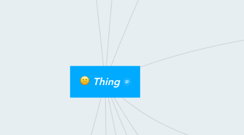 Mind Map: Thing