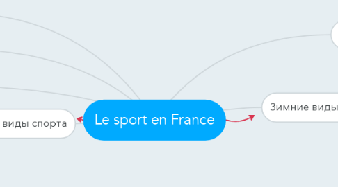 Mind Map: Le sport en France