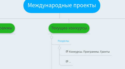 Mind Map: Международные проекты