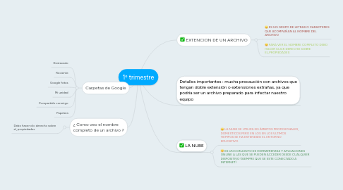 Mind Map: 1º trimestre
