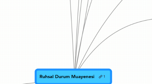 Mind Map: Ruhsal Durum Muayenesi