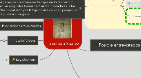 Mind Map: La señora Suárez