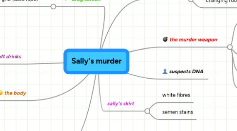 Mind Map: Sally's murder