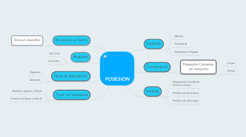 Mind Map: POSESION