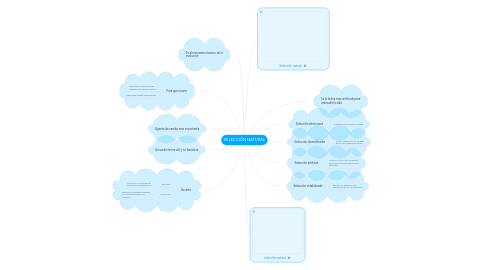 Mind Map: SELECCIÓN NATURAL