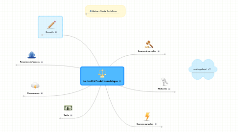 Mind Map: Le droit à l'oubli numérique