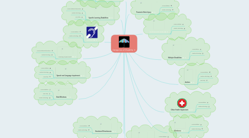 Mind Map: Categories of Disability