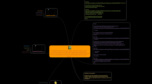 Mind Map: LA COMPUTADORA : también denominada computador u ordenador (del francés: ordinateur; y este del latín: ordinator), es una máquina electrónica que recibe y procesa datos para convertirlos en información conveniente y útil. Una computadora está formada, físicamente, por numerosos circuitos integrados y otros muchos componentes de apoyo, extensión y accesorios, que en conjunto pueden ejecutar tareas diversas con suma rapidez y bajo el control de un programa
