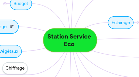 Mind Map: Station Service Eco