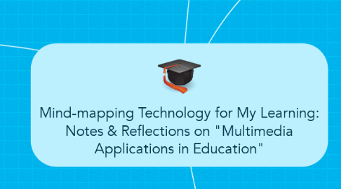 Mind Map: Mind-mapping Technology for My Learning: Notes & Reflections on "Multimedia Applications in Education"