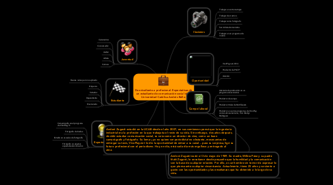 Mind Map: De estudiante a profesional. Expectativas de un estudiante de comunicación social de la Universidad Católica Andrés Bello.