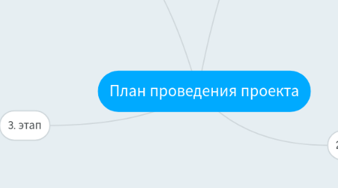 Mind Map: План проведения проекта