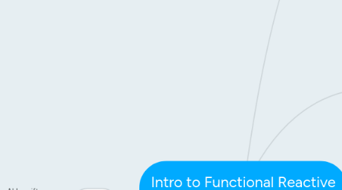 Mind Map: Intro to Functional Reactive Programming