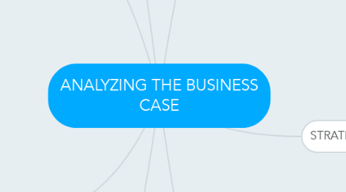 Mind Map: ANALYZING THE BUSINESS CASE
