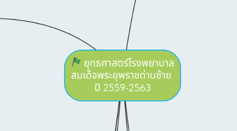 Mind Map: ยุทธศาสตร์โรงพยาบาล สมเด็จพระยุพราชด่านซ้าย ปี 2559-2563