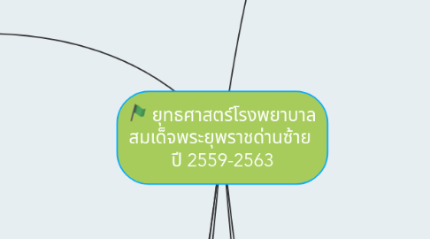 Mind Map: ยุทธศาสตร์โรงพยาบาล สมเด็จพระยุพราชด่านซ้าย  ปี 2559-2563