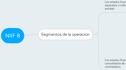 Mind Map: NIIF 8