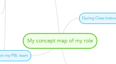 Mind Map: My concept map of my role