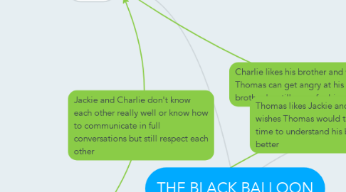 Mind Map: THE BLACK BALLOON