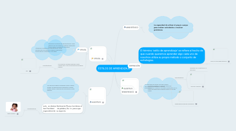 Mind Map: ESTILOS DE APRENDIZAJE