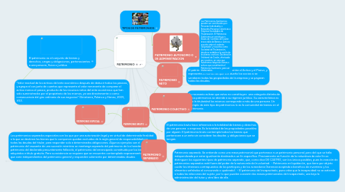 Mind Map: PATRIMONIO