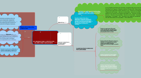 Mind Map: LEY ORGÁNICA PARA  LA PROTECCIÓN DEL NIÑO, NIÑA Y ADOLESCENTE