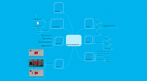 Mind Map: Proceso de absorción