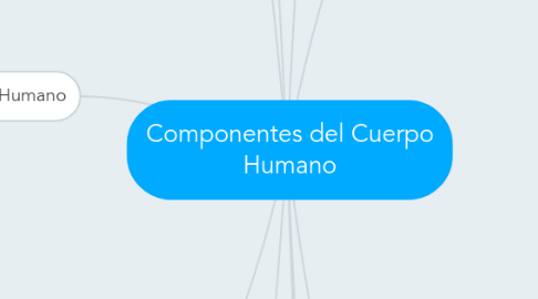 Mind Map: Componentes del Cuerpo Humano