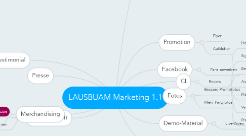 Mind Map: LAUSBUAM Marketing 1.1