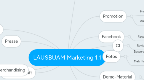 Mind Map: LAUSBUAM Marketing 1.1