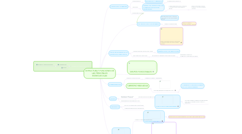 Mind Map: ESTRUCTURA Y FUNCIONES DE LAS PRINCIPALES BIOMOLECULAS