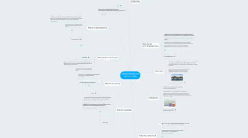 Mind Map: PRINCIPIOS DE LA TECNOLOGIA