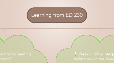 Mind Map: Learning from ED 230
