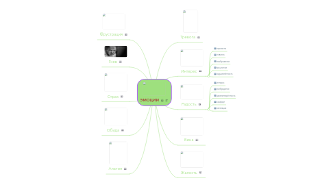 Mind Map: ЭМОЦИИ