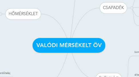 Mind Map: VALÓDI MÉRSÉKELT ÖV