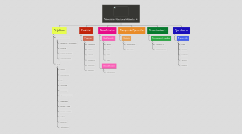 Mind Map: Televisión Nacional Abierta