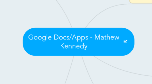 Mind Map: Google Docs/Apps - Mathew Kennedy