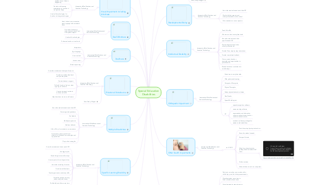 Mind Map: Special Education Disabilities