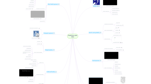 Mind Map: Disabilities under IDEA