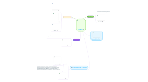 Mind Map: calidad