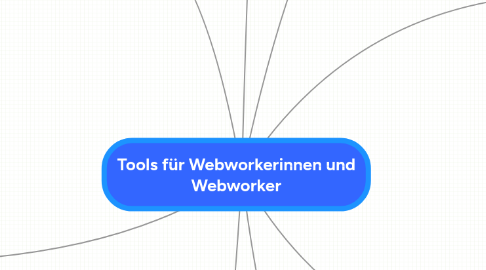 Mind Map: Tools für Webworkerinnen und Webworker