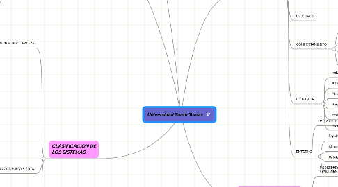 Mind Map: Universidad Santo Tomás