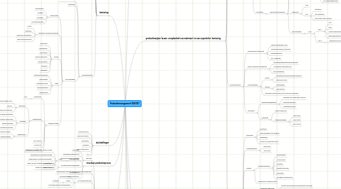 Mind Map: Productiemanagement (B26121)