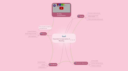 Mind Map: Essential Components of Reading