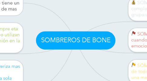 Mind Map: SOMBREROS DE BONE